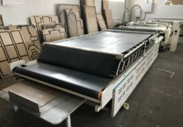 Высокоскоростная кашировальная линия с полуавтоматической подачей - фото